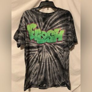 TIE DYE SHORT SLEEVE T-SHIRT WITH THE WORD “FRESH”
